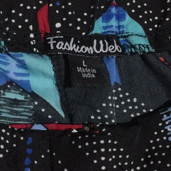 Fashion Web Slacks w/Belt - Picture 5 of 7